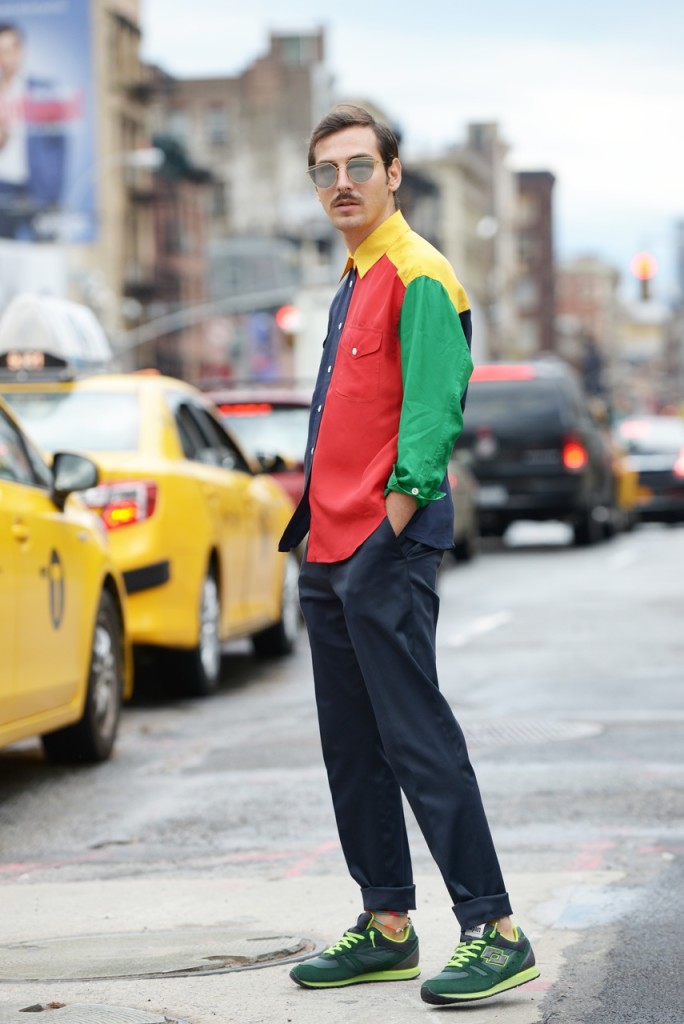 streetstyle_new_york_fashion_week_roberto_de_rosa_multicolor_look