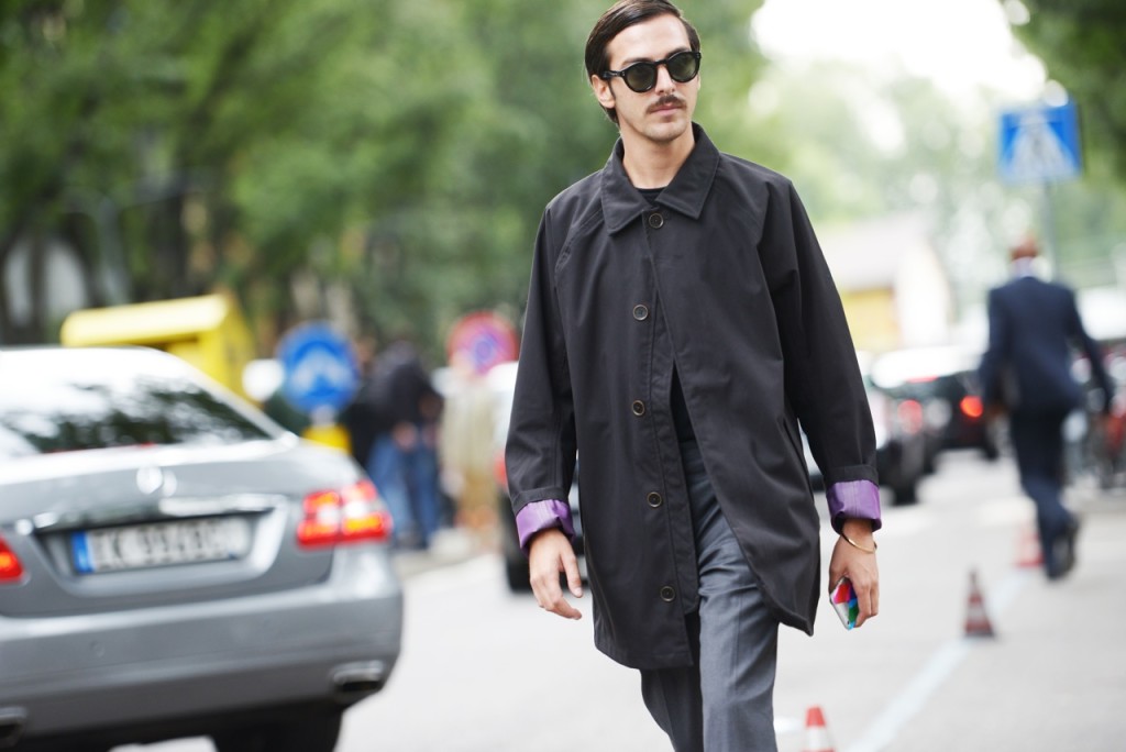 Milan Fashion Week 2015 streetstyle total black