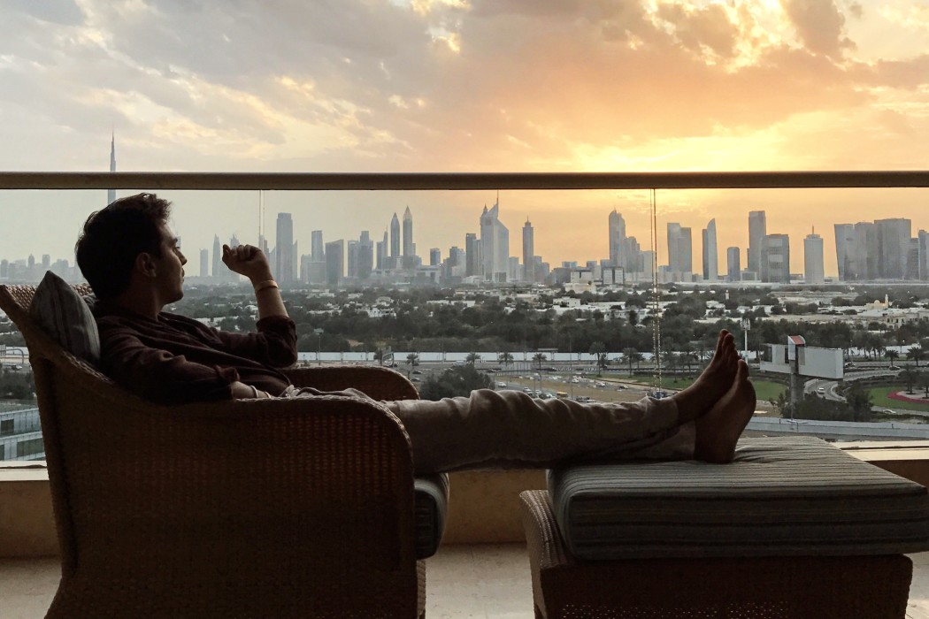 Roberto De Rosa al Raffles Hotel 4 giorni a Dubai e Abu Dhabi, negli Emirati Arabi