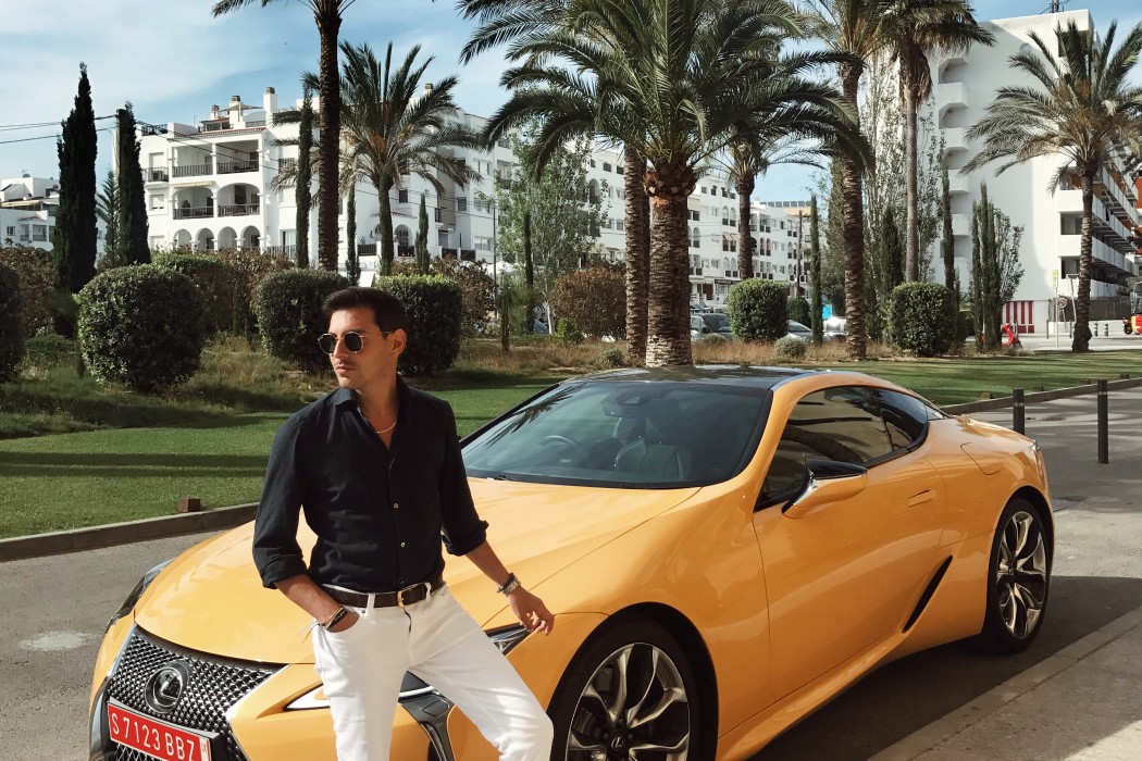 Roberto De Rosa - Il mio weekend a Ibiza a bordo della nuova Lexus LC