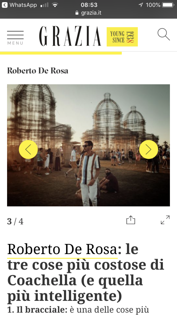 Cosa è accaduto al Coachella Music Festival 2018 by Roberto De Rosa